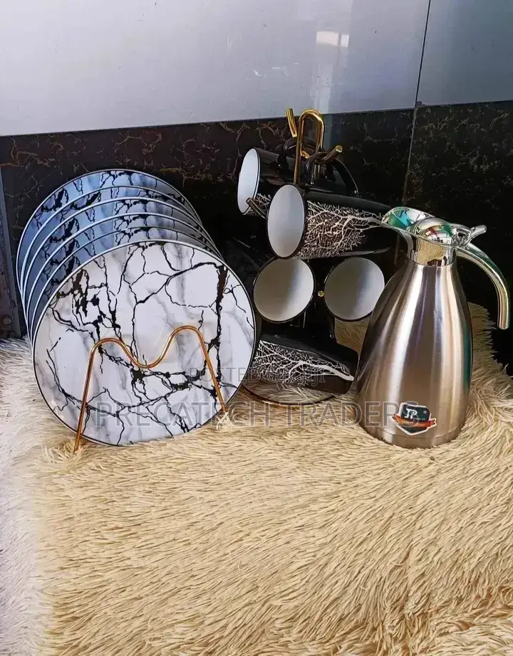 13pcs Dinner Set Luxury Marble Pattern Dinner Set