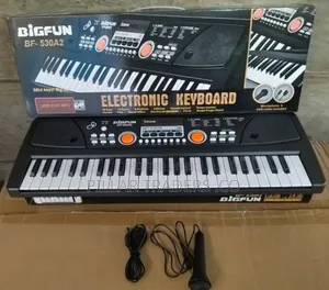 Bigfun 49-Key Electronic Keyboard Piano With Microphone Usb Mp3