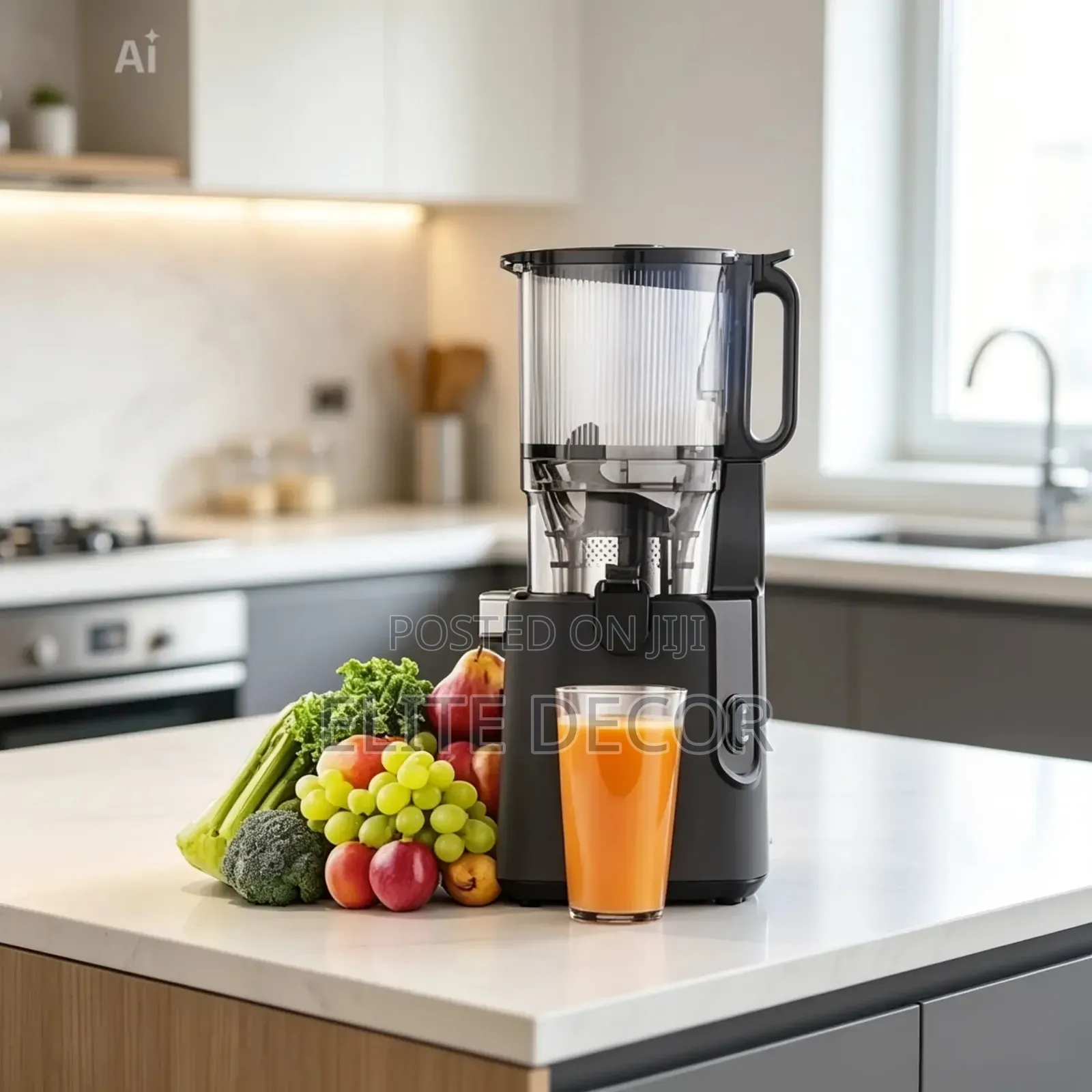 Mika Slow Juicer Cold Press – High Juice Yield, Quiet Motor,