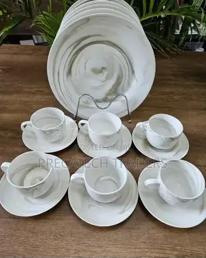 Dinner Set! Premium 18pcs Ceramic Dinnerware Set