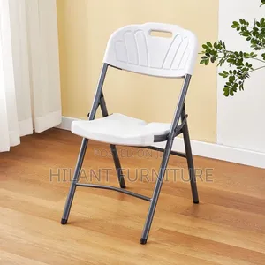 White Plastic Foldable Chair
