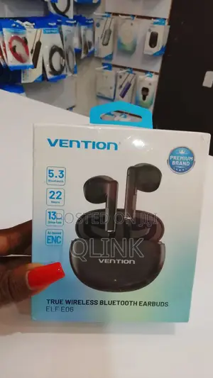 Vention True Wireless Bluetooth Earbuds Elf E06 Black