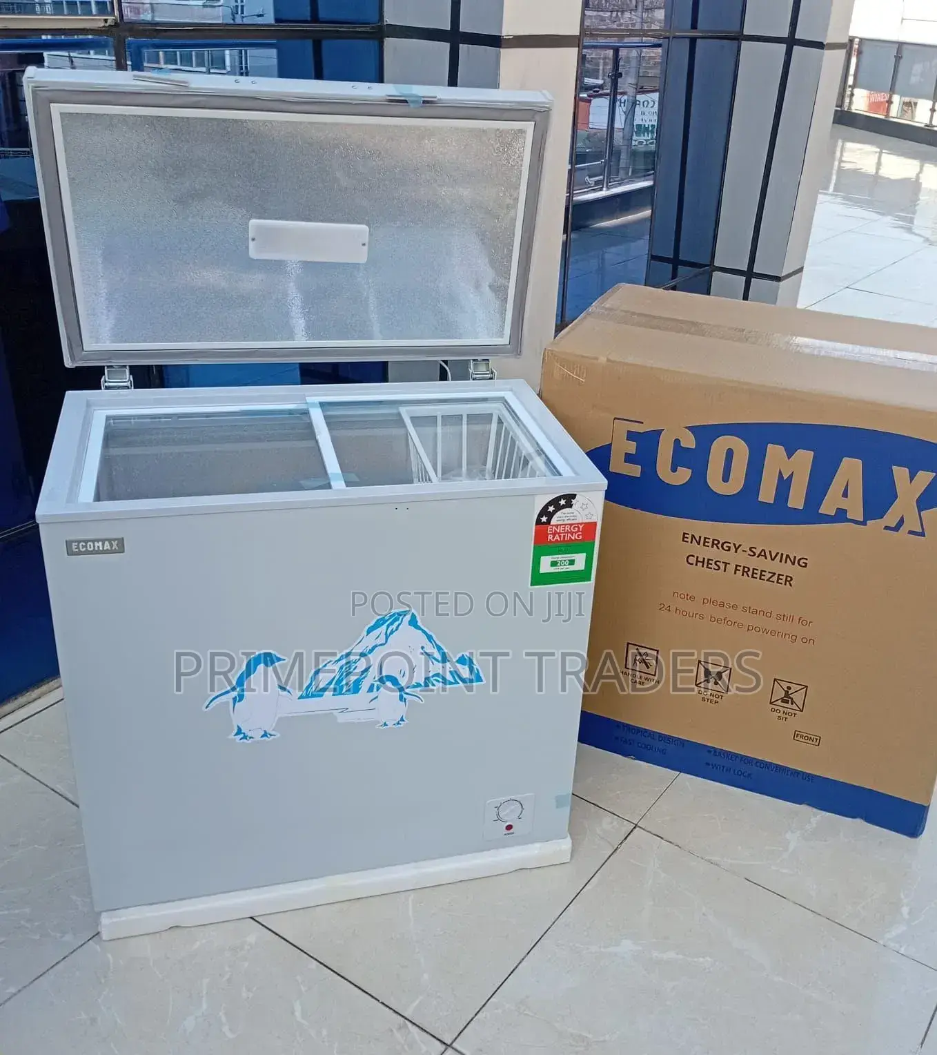 Ecomax Freezer 169 Litres,Fast Cooling for Long-Lasting Freshness