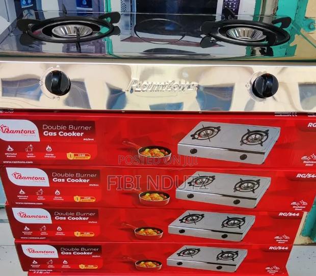 *Ramtons 2burner Stainless Steel Gas Cooker