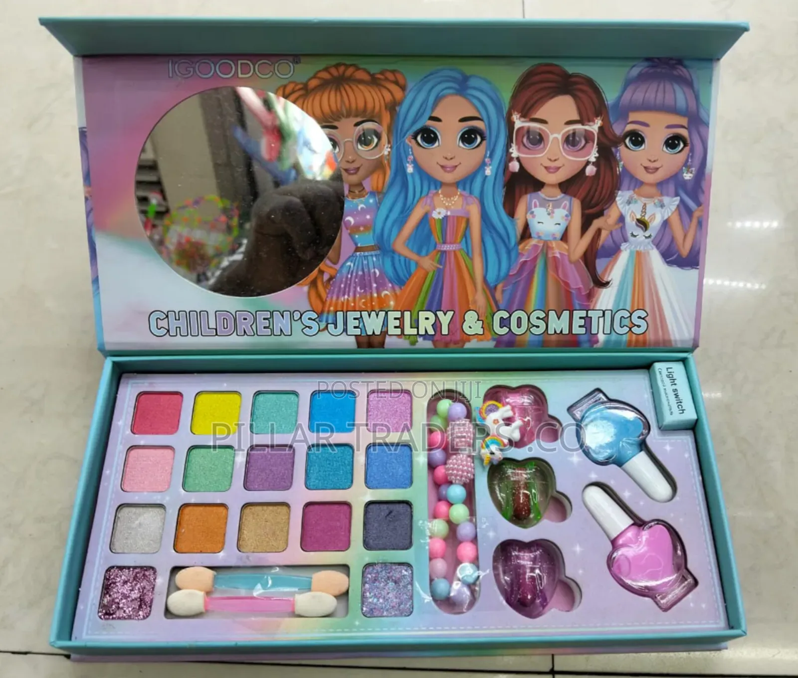 Children's Jewelry Cosmetics Makeup Set With Mirror