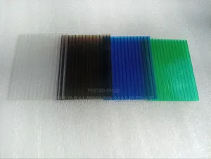 Egyptian Blue Hollow Polycarbonate Glazing Sheet/Outdoor Roofing