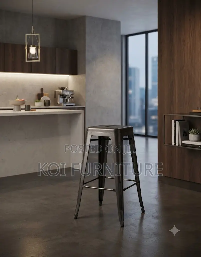 Barstoo; Metallic Home Living Room Kitchen Barstools
