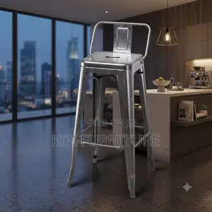 Barstoo; Metallic Home Living Room Kitchen Barstools