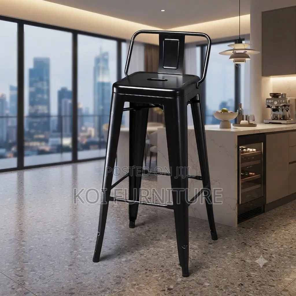 Barstoo; Metallic Home Living Room Kitchen Barstools
