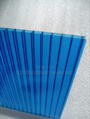 Egyptian Blue Hollow Polycarbonate Sheet for Carports Patio Roofing