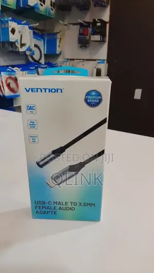 Vention Usb-c Male To 3.5mm Earphone Jack With Dac Adapter 0.1m Gray