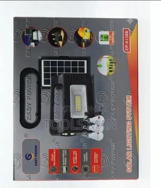 Easy Power Solar Home Lighting System With Phone Charging Ep-0138b. - thumbnail 2