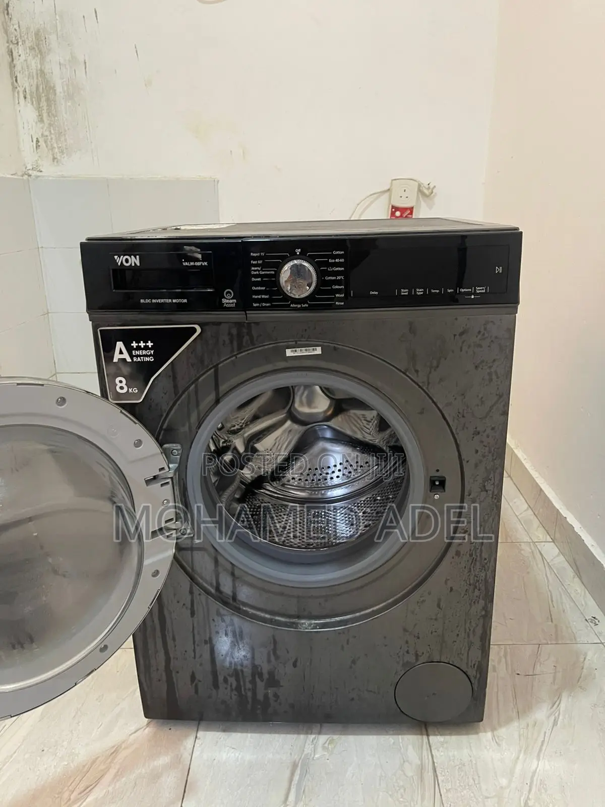 Von 8kg Front Load Washing Machine (Valw-08fvk) – Excellent Condition