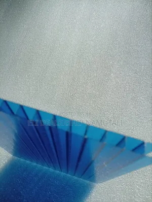 6mm Blue Twinwall Polycarbonate Roofing Sheet/Uv Protected