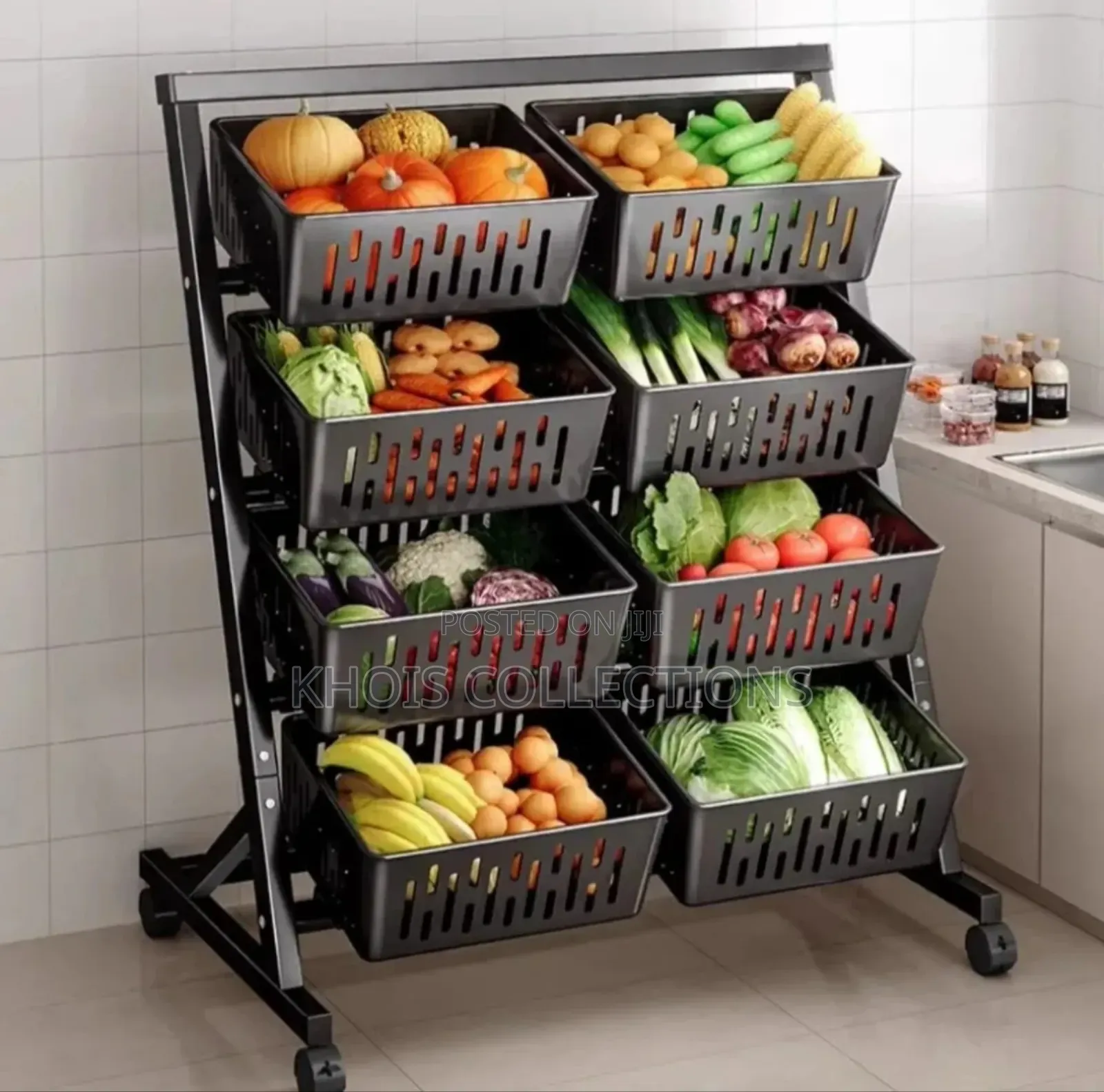 Heavy Duty 4 Layer Kitchen Vegetable Rack