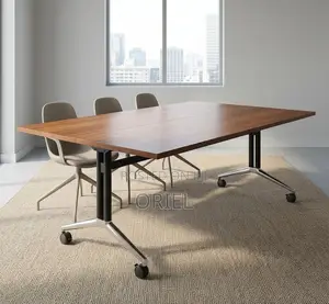 Office Table : 2.4m Foldable Boardroom Table