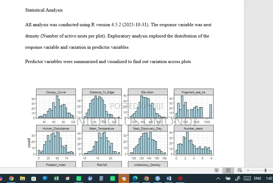 Statistical Analysis Tutorial