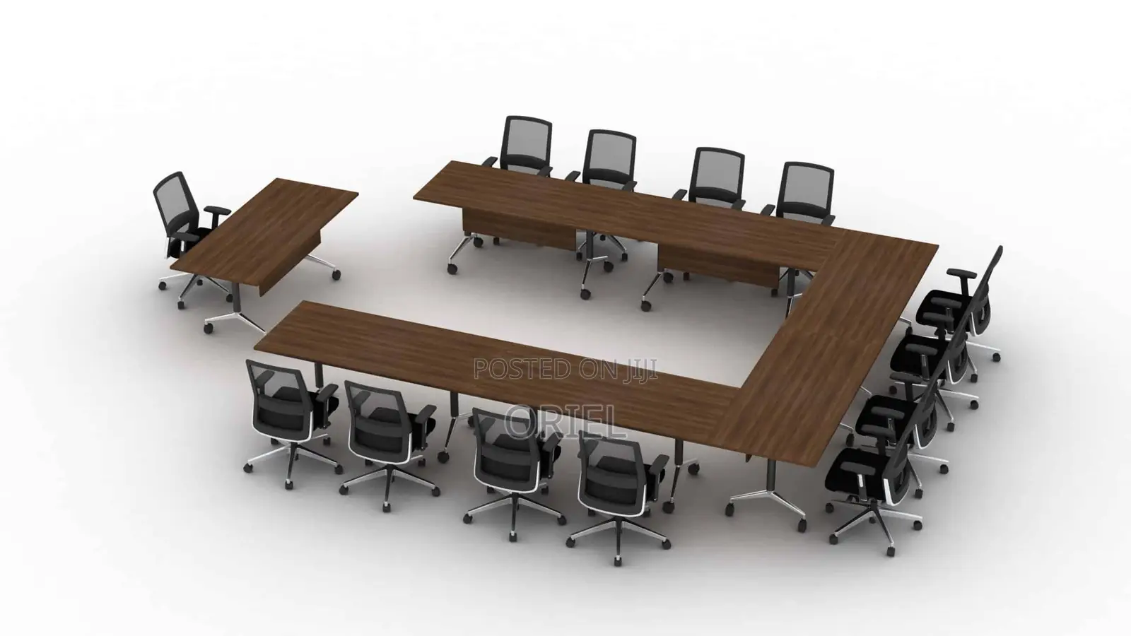 Office Table : 2.4m Foldable Boardroom Table