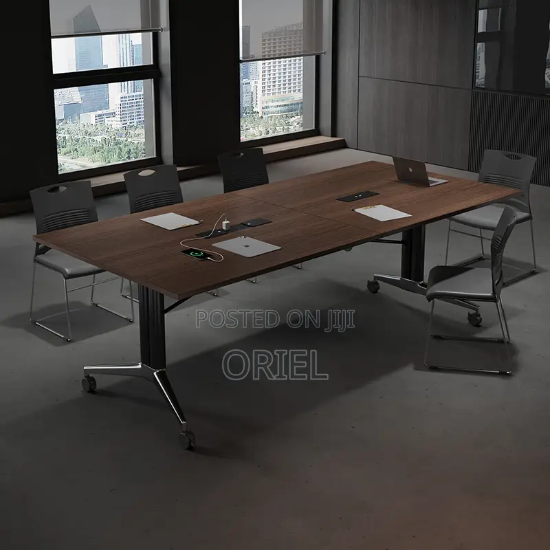 Office Table : 2.4m Foldable Boardroom Table