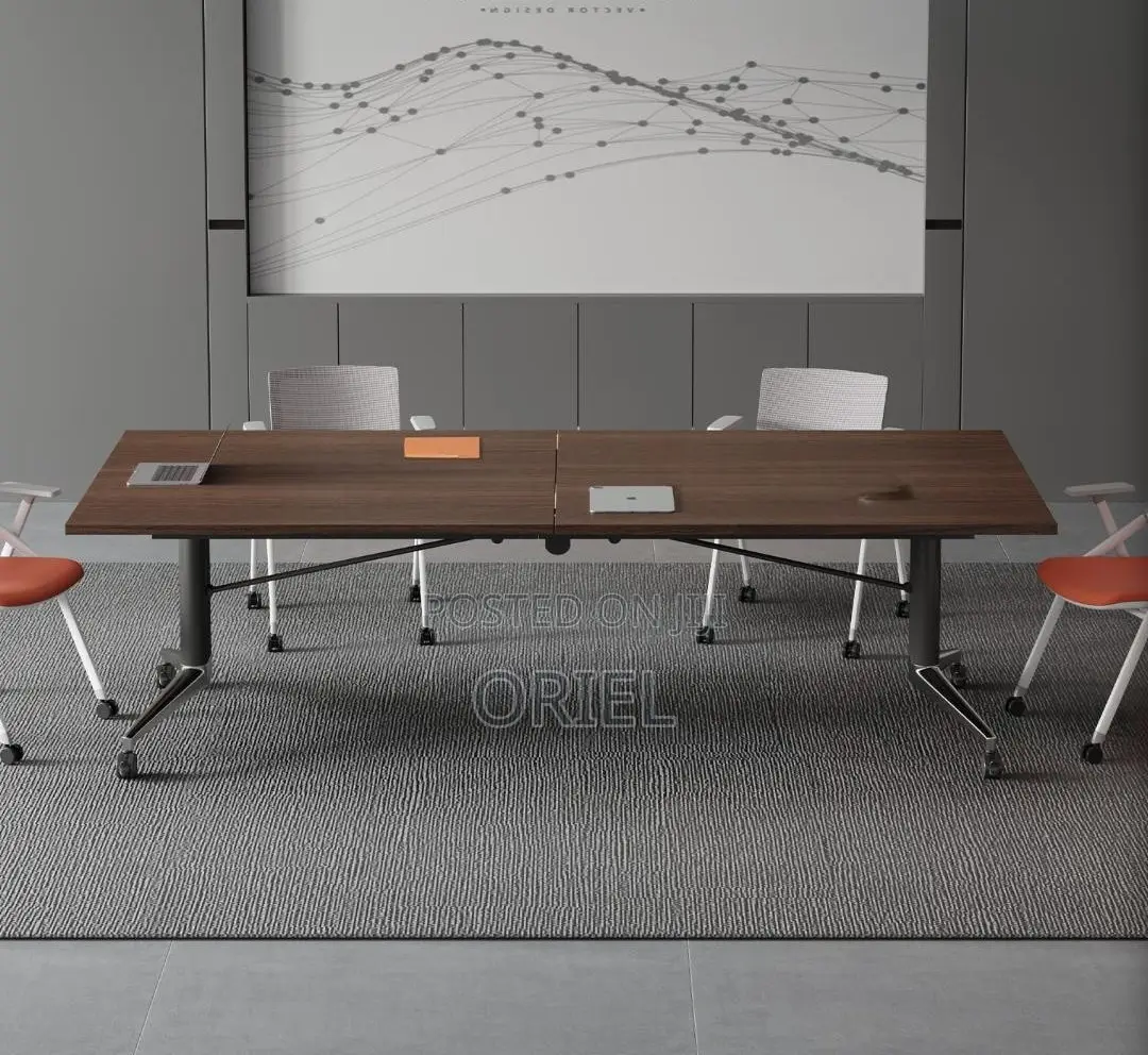 Office Table : 2.4m Foldable Boardroom Table