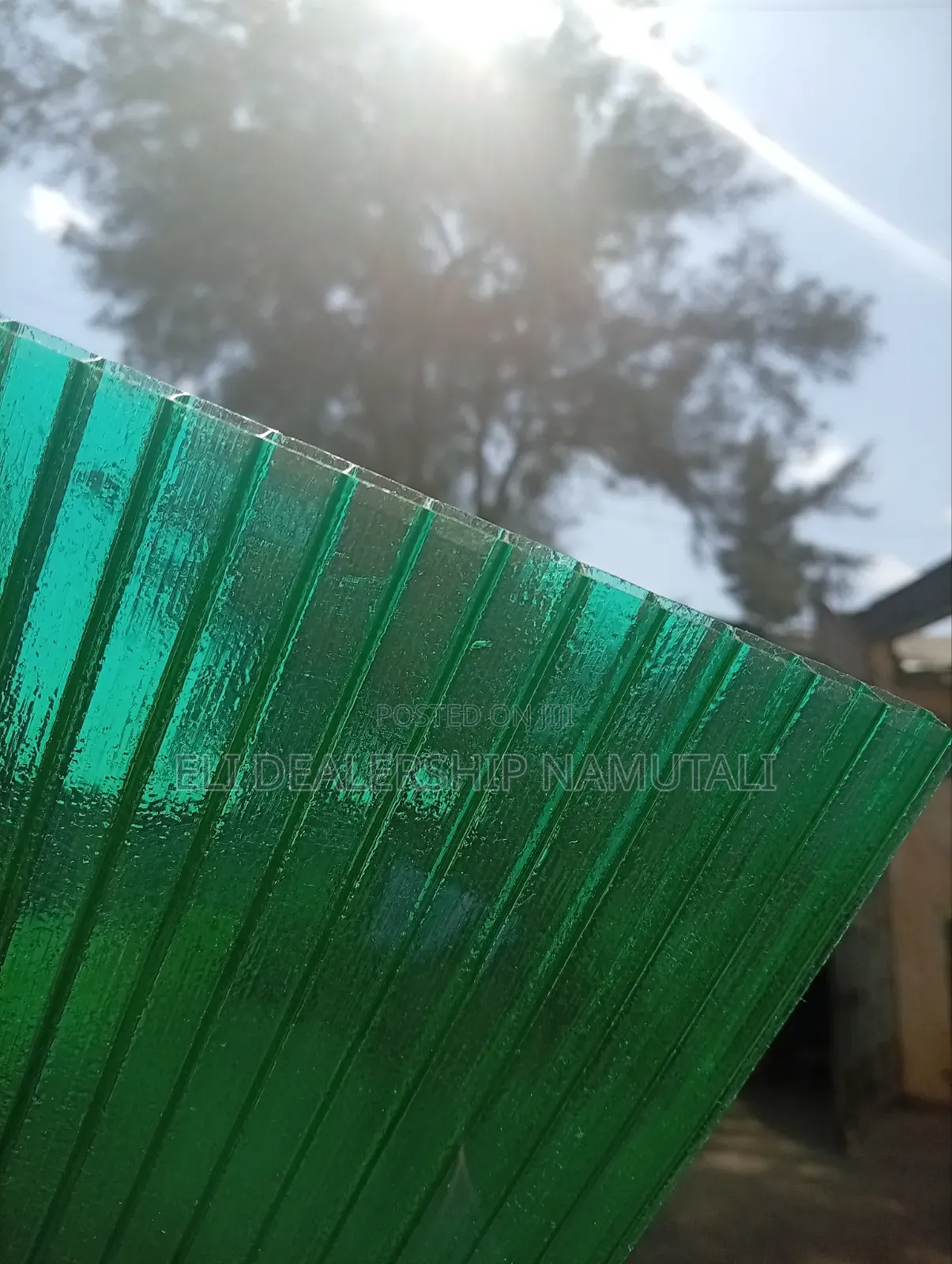 Green Hollow Polycarbonate Roofing Sheet/Uv Resistant Multiwall Panel