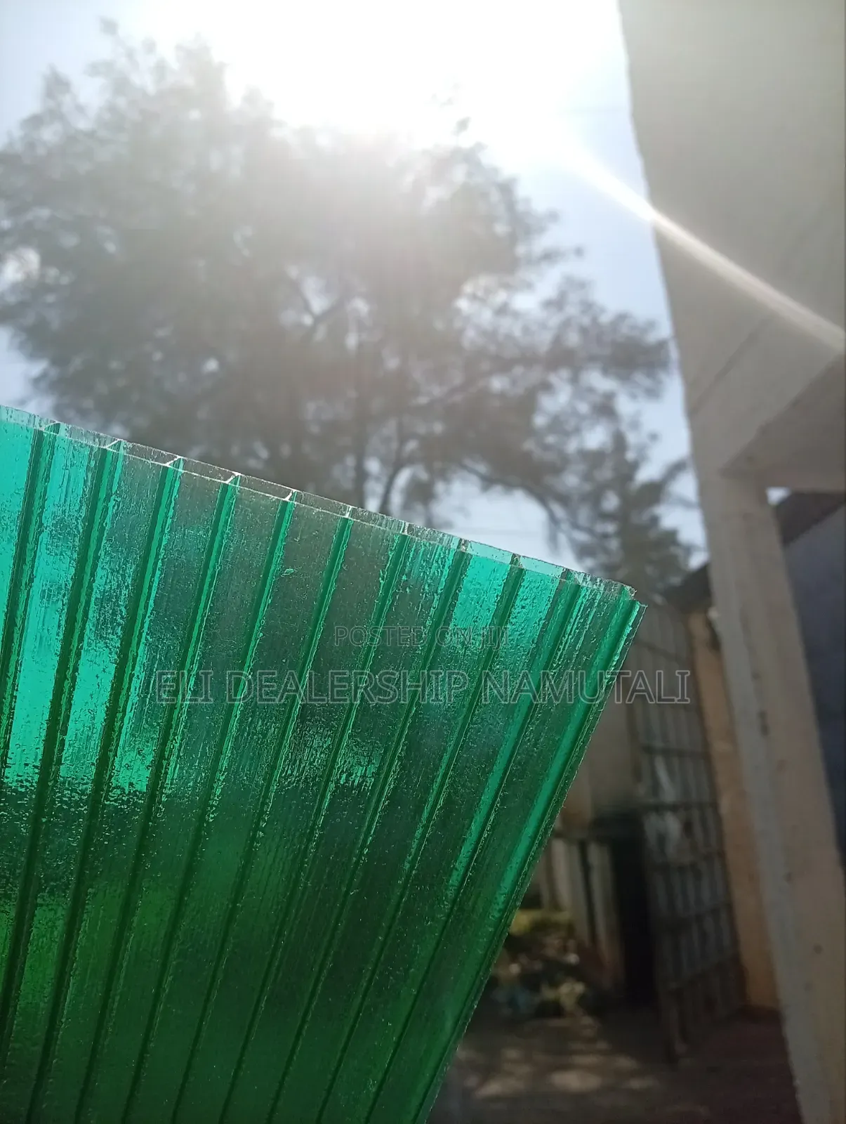 Premium Green Hollow Polycarbonate Sheet for Roofing Carports