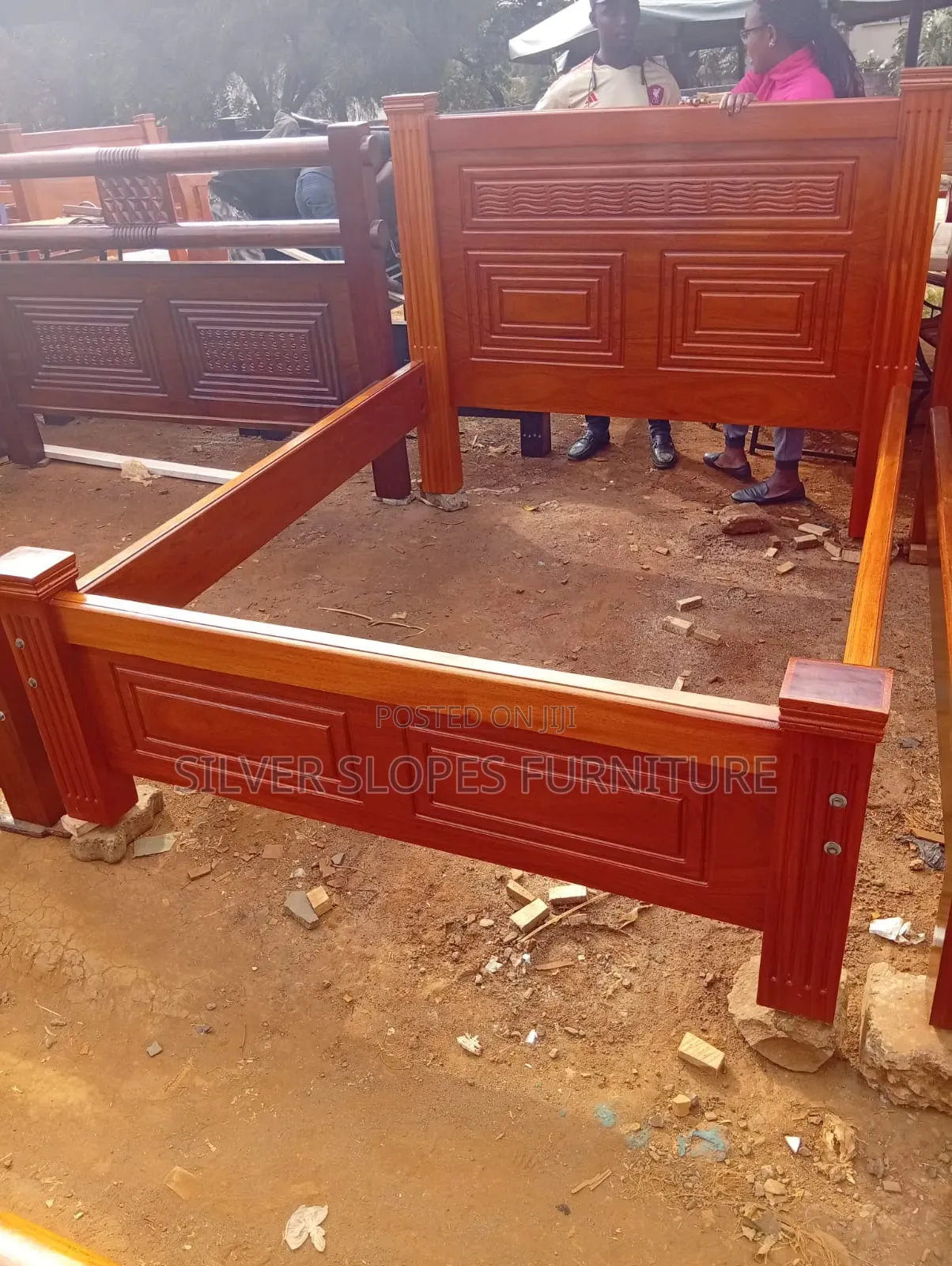 5by 6 Solid Mahogany Wood.