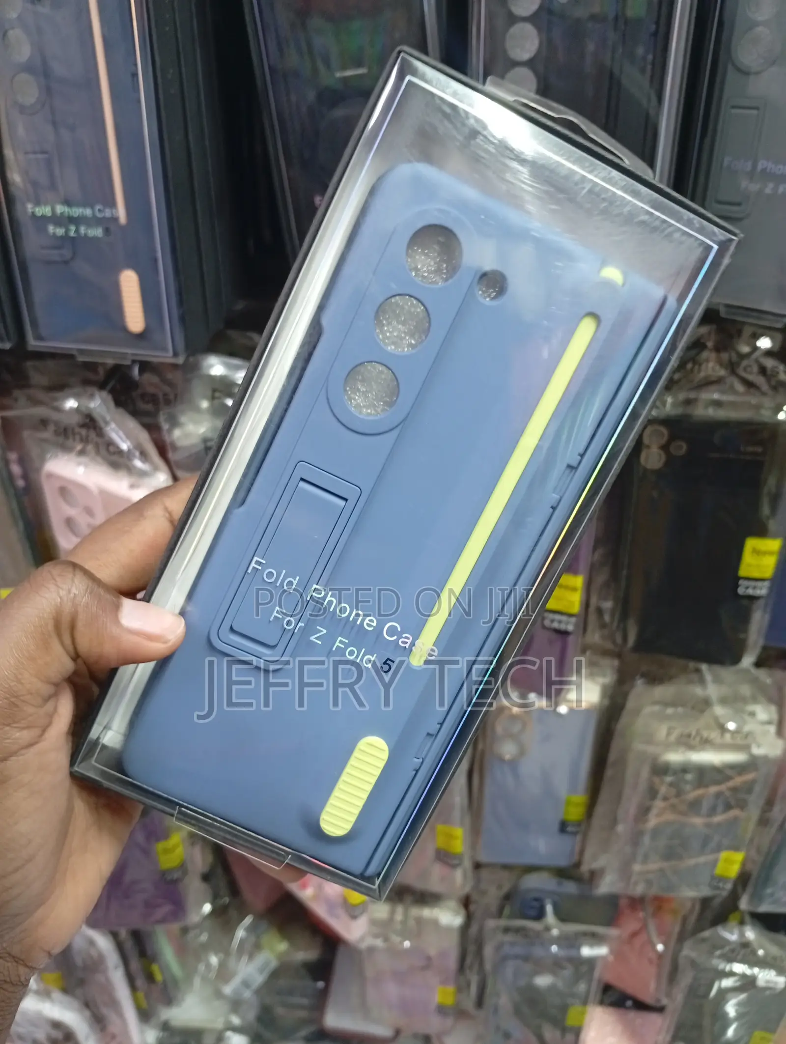 Blue Samsung Galaxy Z Fold 5 Case