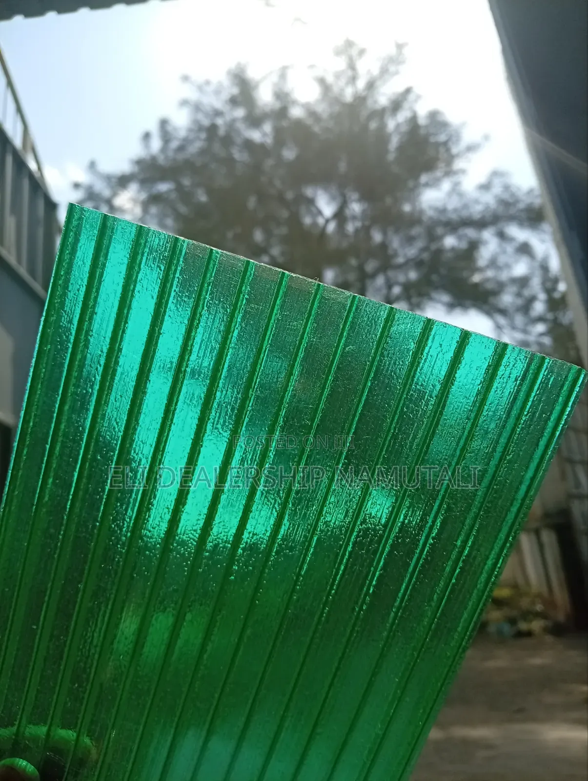 Uv-Protected Green Hollow Polycarbonate Sheet for Greenhouses Roofing