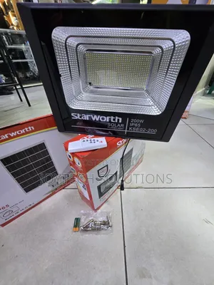 200w Starworth Solar Flood Light With Solar Panel Remote | Ip65 Wp