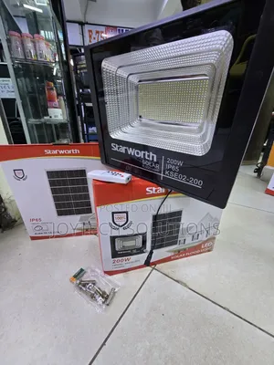 200w Starworth Solar Flood Light With Solar Panel Remote | Ip65 Wp