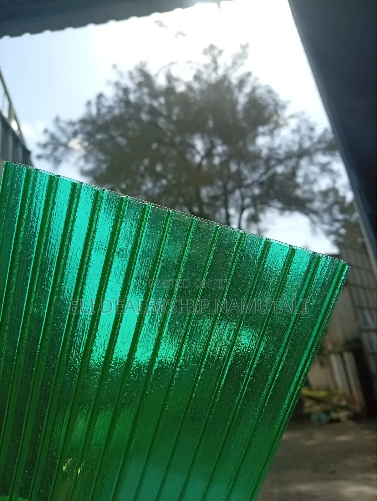 Egyptian 8mm Heavy-Duty Green Polycarbonate Hollow Sheet/Weatherproof