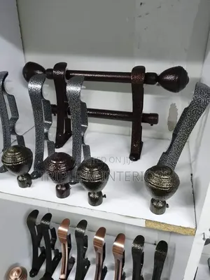 High End Styling Jua Kali Curtain Rod Accessories