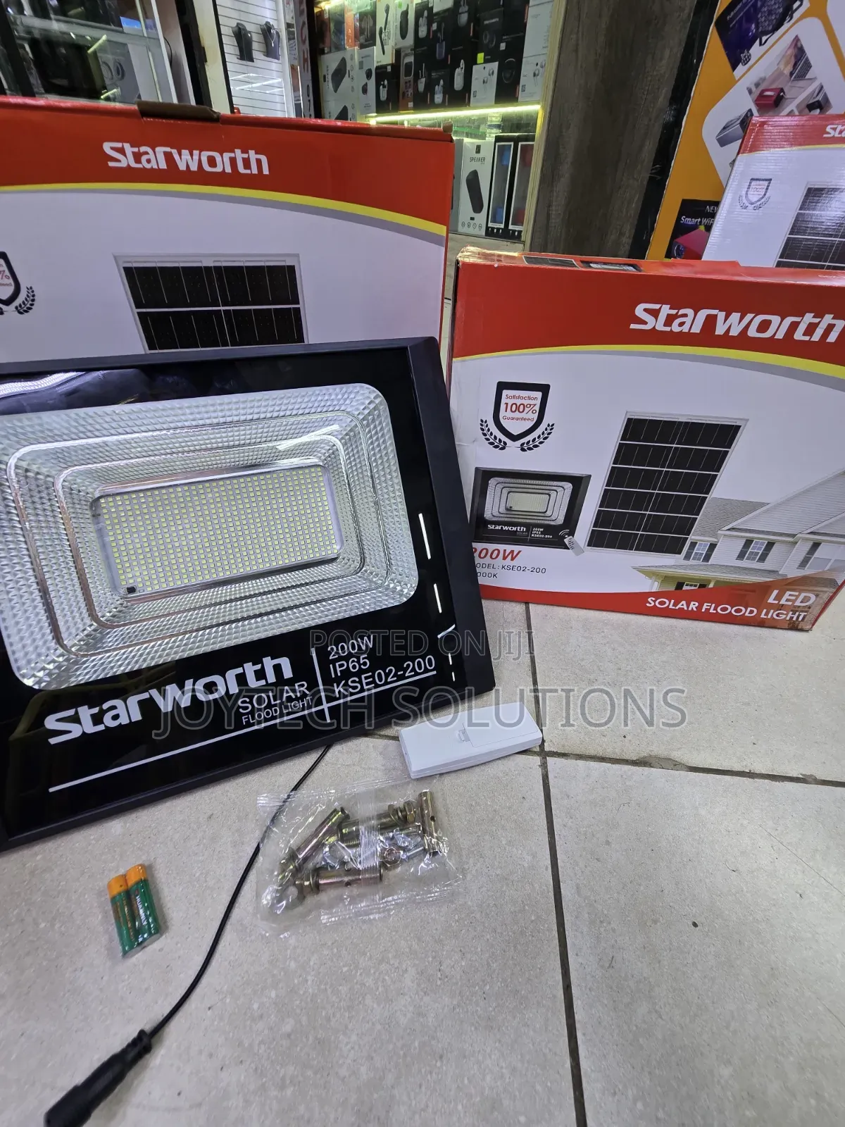 Best Selling 200w Solar Flood Light With Solar Panel Remote | Ip65