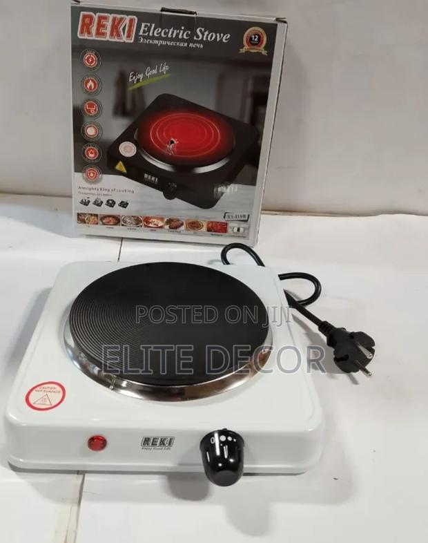 Reki Single Electric Hot Plate Cooker – Fast Heating, Portable - main view