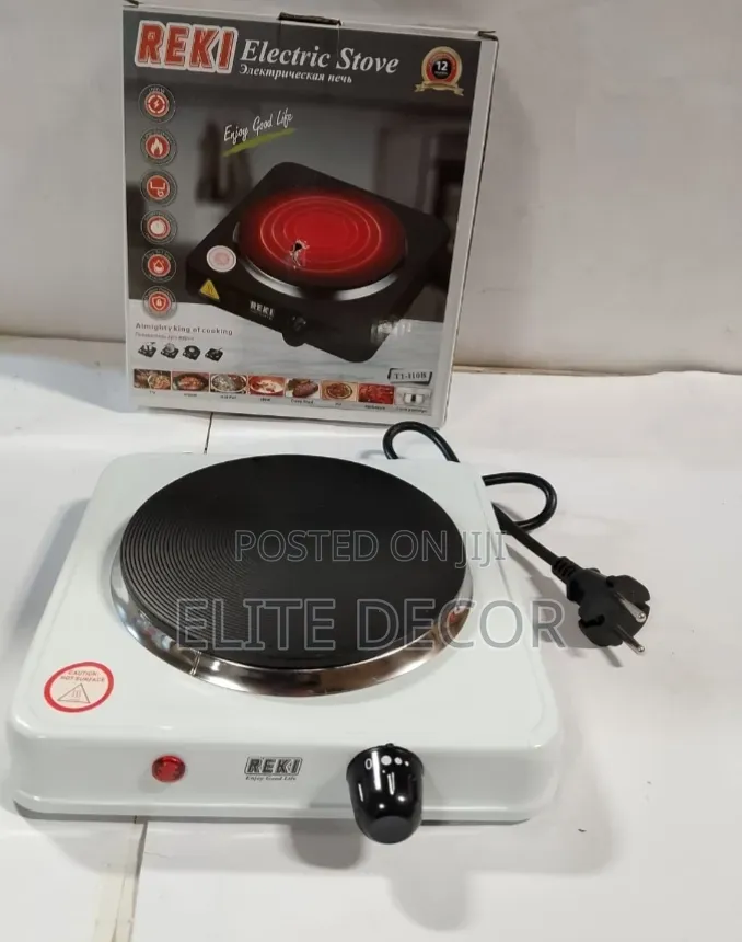 Reki Single Electric Hot Plate Cooker – Fast Heating, Portable