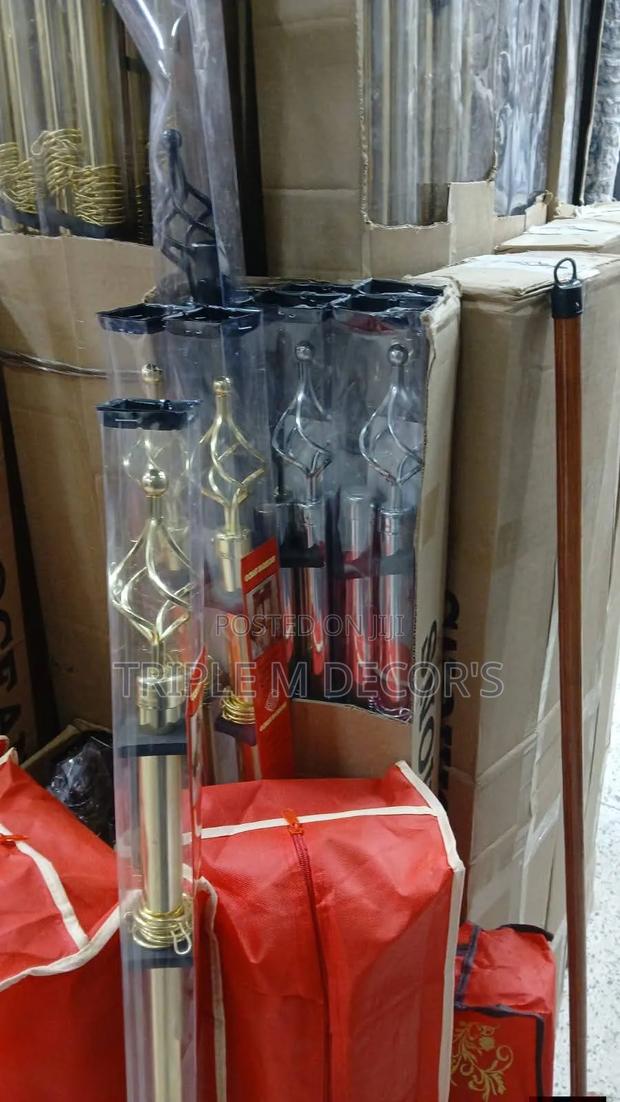 Modern Imported 3m Double Adjustable Rods - thumbnail 2