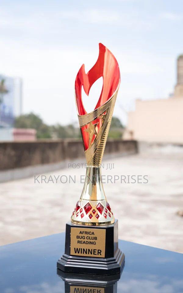 Flame Cup Sports Trophy