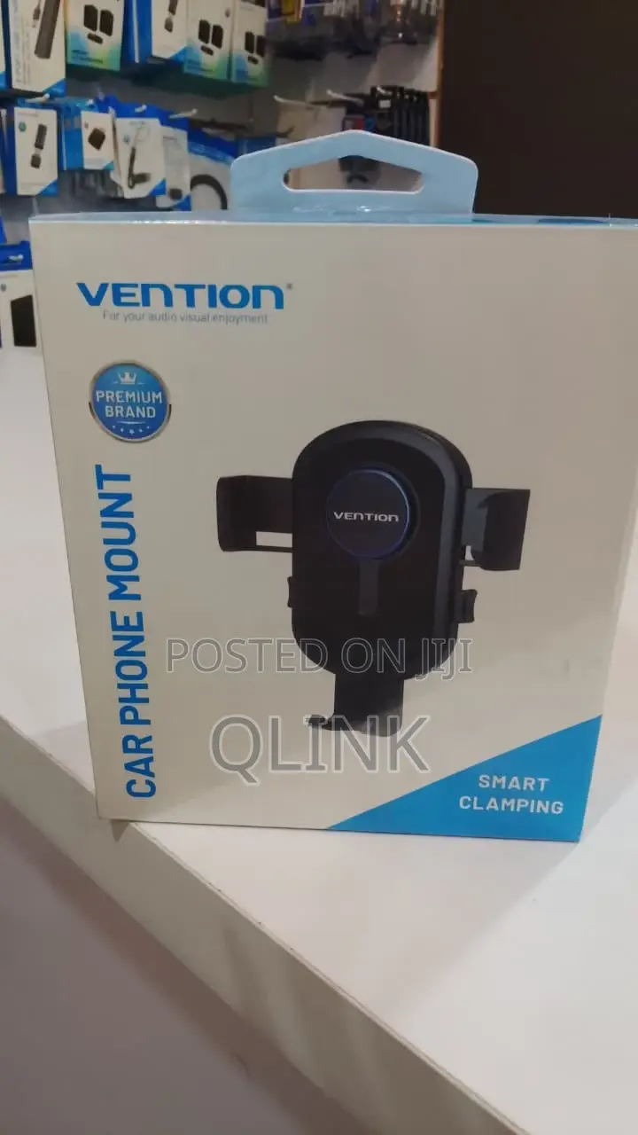 Vention One Touch Clamping Car Phone Mount With Sunction Cup+Y Shaped