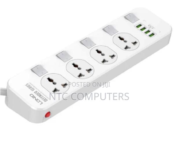 Ldnio 2500w 4 Sockets4 Usb Port And Power Surge Protector (Sc4408)