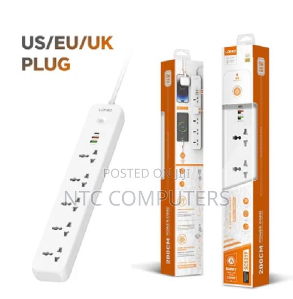 Ldnio Sc5319 Socket Extension With 5 Ac 3 Usb Power Socket Extender 2m - main view