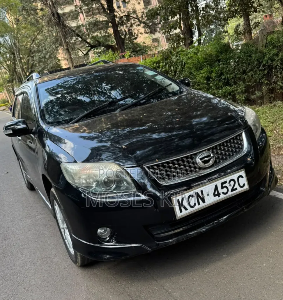 Toyota Corolla Fielder 2010 Black