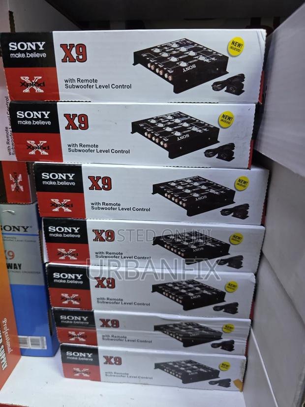 Sony X9 3-Way Digital Crossover With Remote Subwoofer Level Controller - thumbnail 2