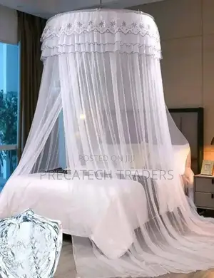 Luxury Round Mosquito Net Canopy for Beds