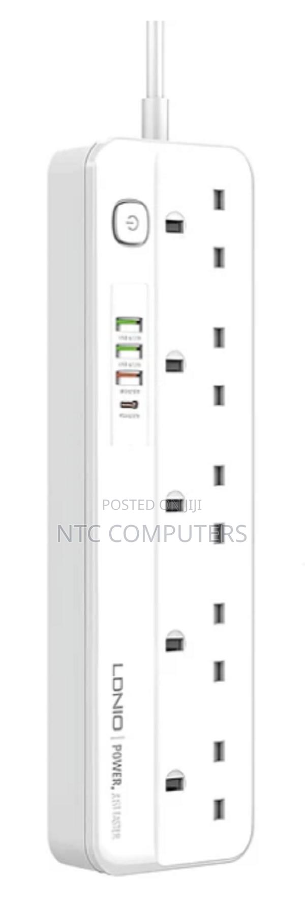 Ldnio Sc5415 Charging Extension 2mcable 2500w With Surgeprotectors