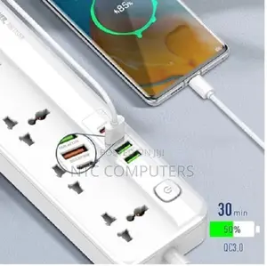 Ldnio Sc5415 Charging Extension 2mcable 2500w With Surgeprotectors