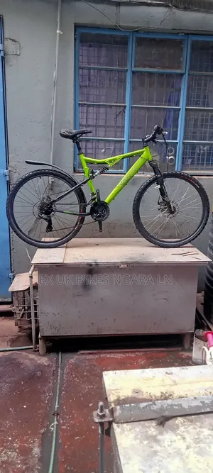 Ex Uk Size 26 Aluminum Mountain Bike, Dual Suspension,Disc Brakes