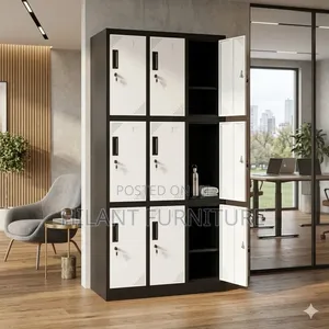 9-Door Steel Locker Cabinet