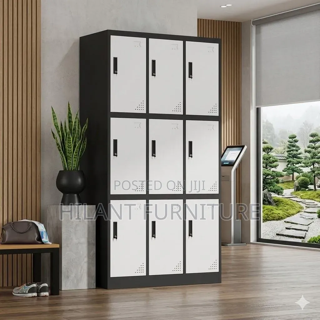 9-Door Steel Locker Cabinet