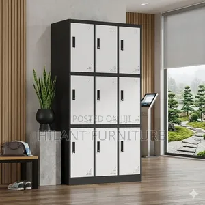 9-Door Steel Locker Cabinet